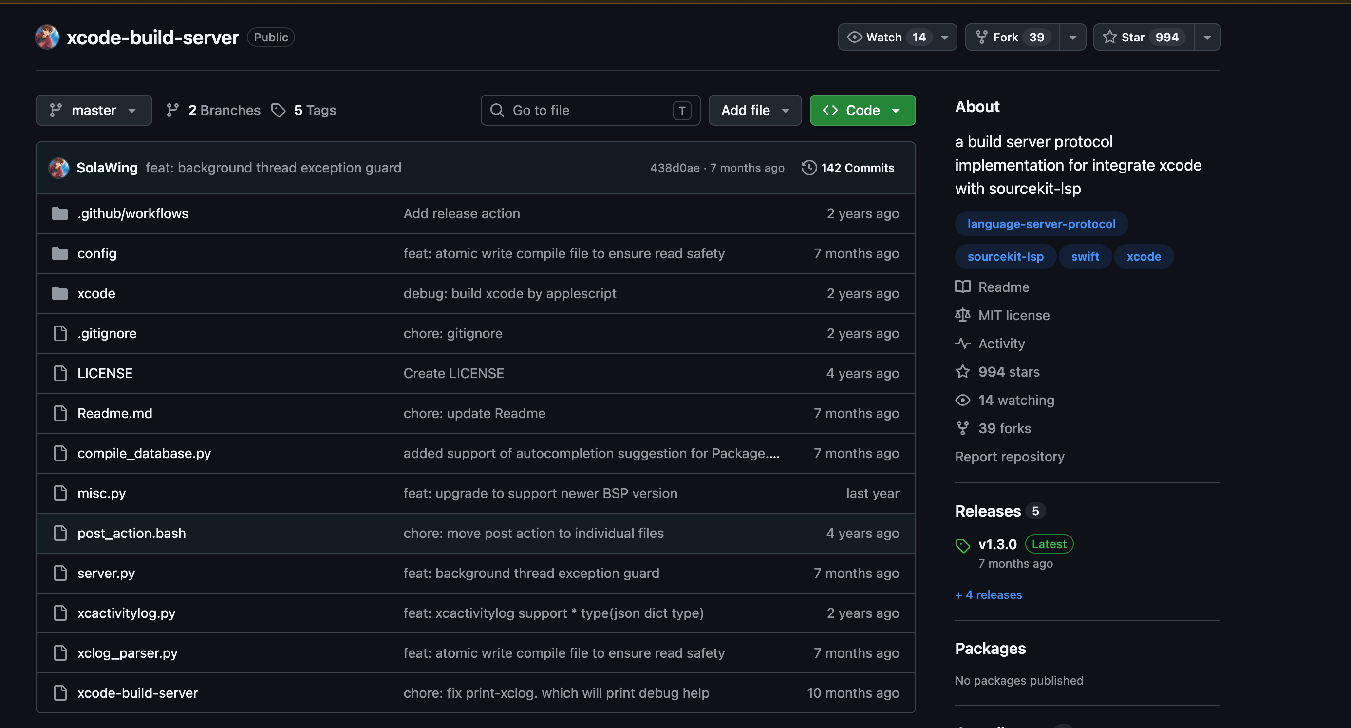 Xcode Build Server
